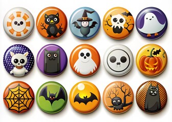 Halloween badges