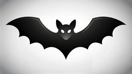 Fototapeta premium halloween bat shape silhouette icon