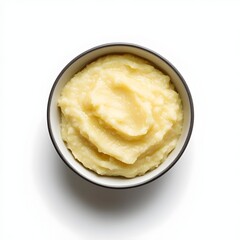 Exquisite Parsnip Puree in Minimalist Plating on Stylish Background