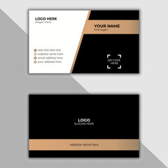 Creative professional luxurious business card template, visiting and elegant business card vector.