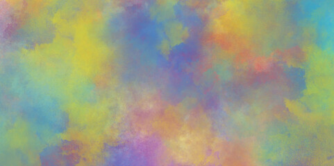 beautiful hues of soft multicolor in hand painted watercolor, Abstract colorful and bright painted watercolor background design, Abstract Painted Brush stroked painting of smooth watercolor.