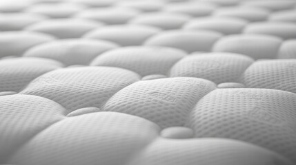 Fototapeta premium Close-Up of Soft, Textured Mattress Surface with Quilted Pattern for Comfort and Support