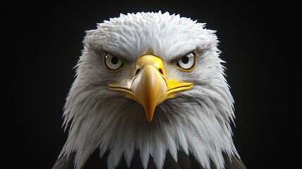 Obraz premium Bald Eagle Close-Up Portrait