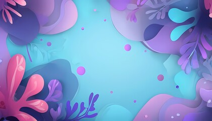 Obraz premium Illustration of season floral background design