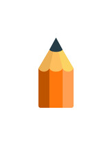 simple crayon vector icon for creation