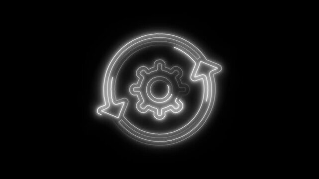 Process Icon Neon