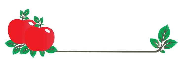 background with illustration apple