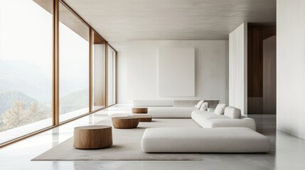Minimalist Living Room Interior Design | Modern Home Aesthetics -- 16:9"
