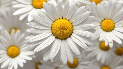 Obraz premium White Floral pattern design