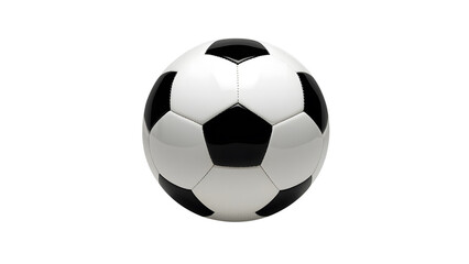 Soccer ball isolated on white. Football and sports Png.