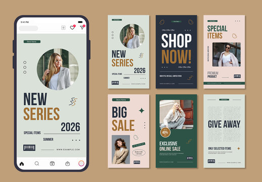 Social Media Story Layout