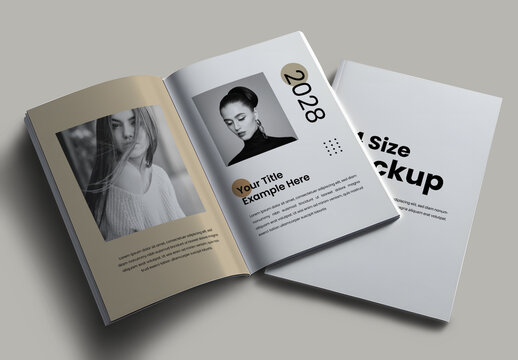 Book Mockup Layout with Generative AI
