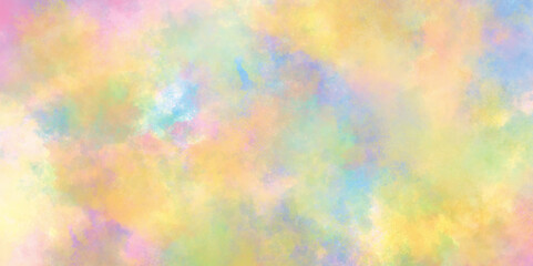 Colorful abstract grunge watercolor brush marks, Abstract colorful pastel watercolor of multicolor stains and splashes, Abstract soft colored paper texture, creating a calming artistic background.