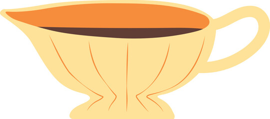 gravy boat element for Thanksgiving decoration.