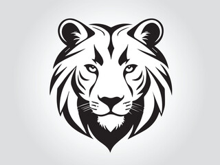 Black animals logo icon on white background