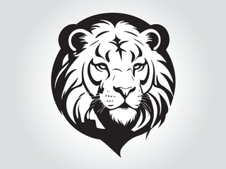 Black animals logo icon on white background