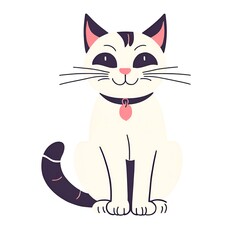 Obraz premium cat with a smile