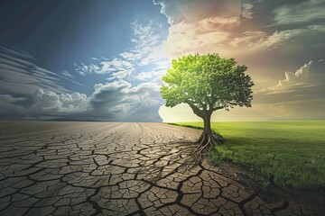 Tree of Hope Amidst Drought