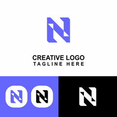 Nice logo with N concept for brand identity.