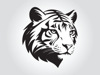 Black animals logo icon on white background