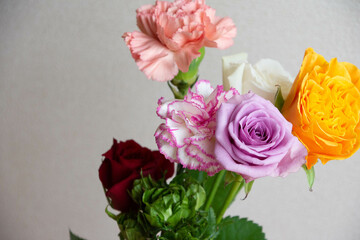 カラフルな花束