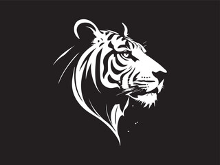 Black animals logo icon on white background