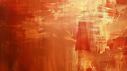 Obraz premium Vibrant Abstract Artwork Featuring Warm Hues of Red and Gold in a Textured Pattern