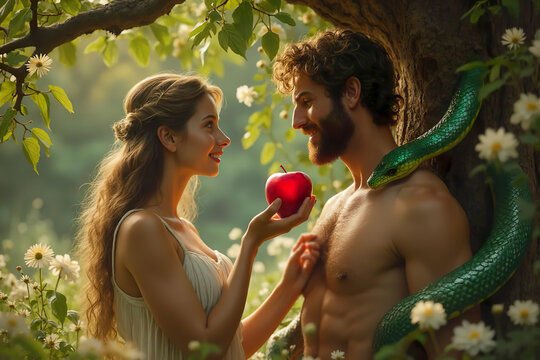 Adam And Eve In The Garden Of Eden Images – Browse 2,903 Stock Photos ...