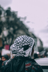 Fototapeta premium Feminist protest paris, france