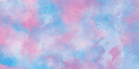 Colorful watercolor splatter brush painted digital art painting on paper or canvas, creating a calming and artistic colorful paint background, Fractal art background with multicolor creative design.