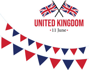 Obraz premium UK Banner United Kingdom Extreme Elegant National flag of United Kingdom with textured flag. flag banner background