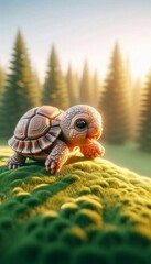 Fototapeta premium Schildkröten Baby