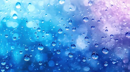 Beautiful Background Featuring Water Drops Perfect for Nature-themed Designs and Marketing Materials