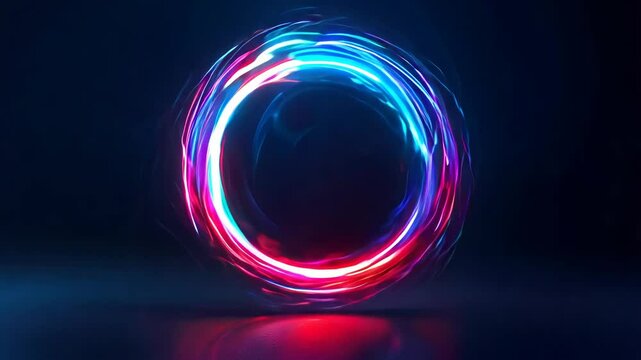 Dynamic Circular Logo, an abstract representation of connectivity and creativity, featuring a vibrant round design that symbolizes unity and innovation in a modern context.