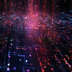 Fototapeta premium Digital background for tech AI data audio graphic