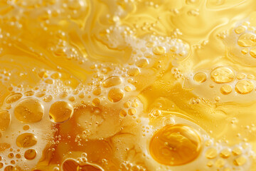  Stunning processed collage of golden yellow oil bubbles texture background