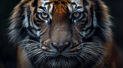 Obraz premium Intense Gaze of a Tiger