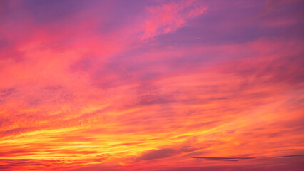 Beautiful , luxury soft gradient orange gold clouds and sunlight on the blue sky perfect for the...