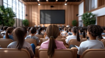 Modern Virtual Classroom with Business Professionals Engaged in E-Learning and Innovative Training Methods for Professional Development