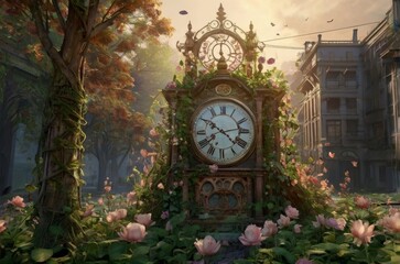 The Garden of Time: Blooming Moments and Lost Hours