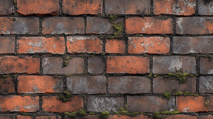 Fototapeta premium Weathered Brick Wall Texture