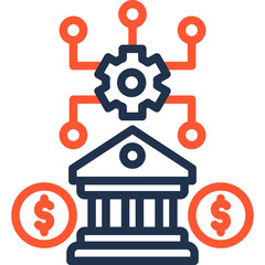 Banking System Icon