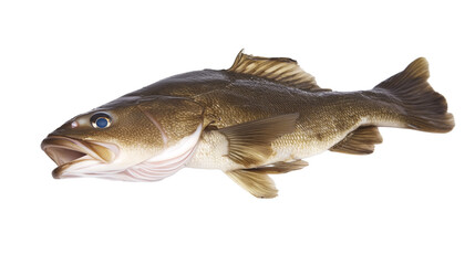 Haddock saltwater fish png isolated on transparent background