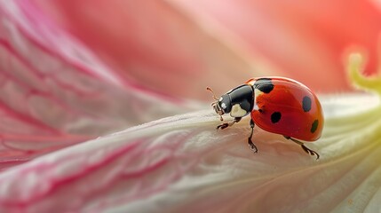 ladybug close up wallpaper