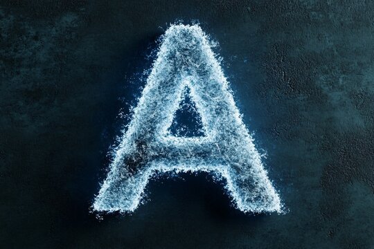 Water Letter A: A Splash of Creativity