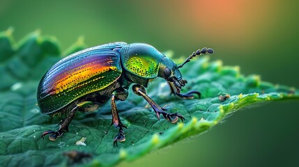 Fototapeta premium shiny beetle wallpaper