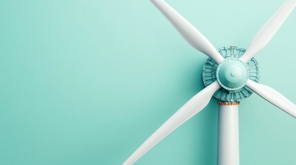 Obraz premium Renewable energy wind turbine with Cross-sectional view of wind turbine electrical system, wiring, control units, green energy technology, internal mechanisms, sustainable power generation, precision