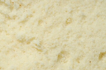 Tasty sponge cake as background, top view