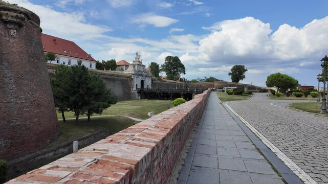 The Alba Carolina Fortress in Alba Iulia