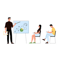 Strategic meeting illustration